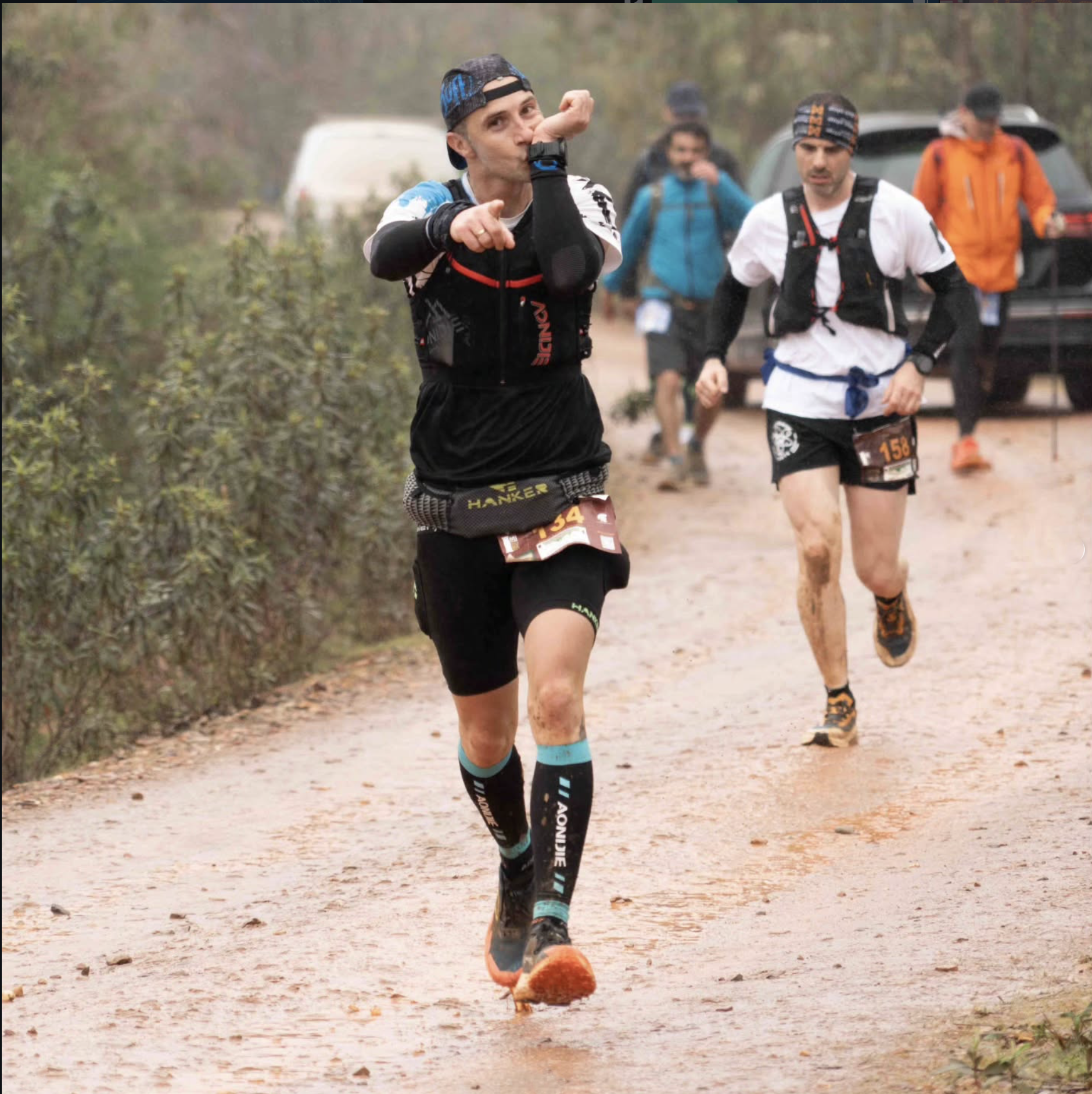 Corredor de trail en Caminos Romanos
